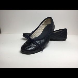 fslny shoes size 7 1/2‎ black two tone materials